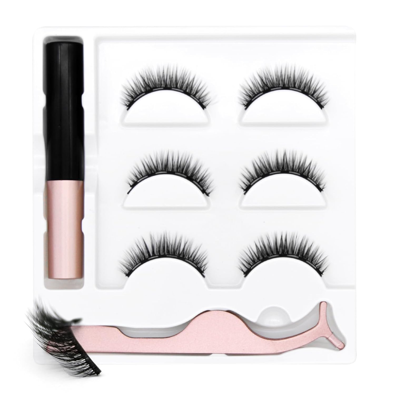 Set Tuș magnetic și 3 perechi de Gene Magnetice 3D -Ușor și Rapid de Aplicat