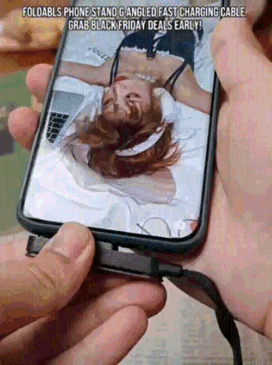 2 in 1 Cablu de Incarcare si Suport Pliabil de Telefon - Cablu Incarcare Rapida USB C, 240W, 5A PD, 1,5 m, Material Textil Plat, cu Suport de Telefon Pliabil, Fast Charging, Potrivit pentru Smartphone-uri, Tablete si Laptop-uri Compatibile USB C